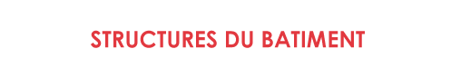 Structures du bâtiment